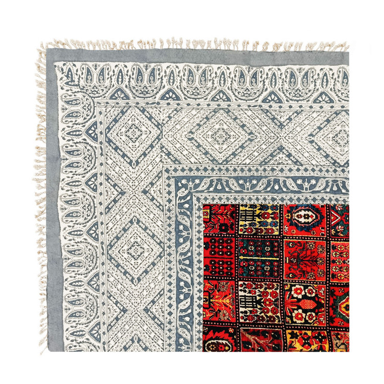 رومیزی مدل سنتی سایز 100x100 سانتیمتر