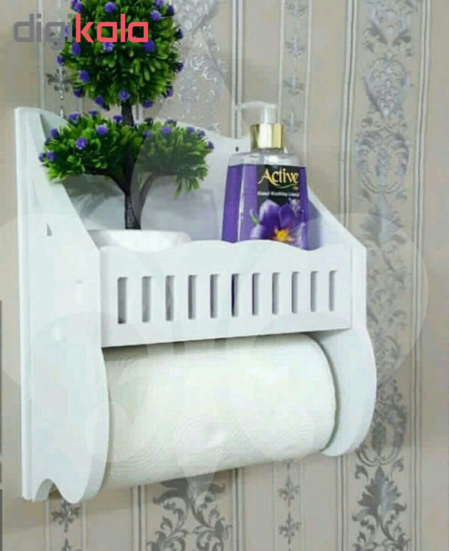 پایه رول دستمال کاغذی طرح نرده ای