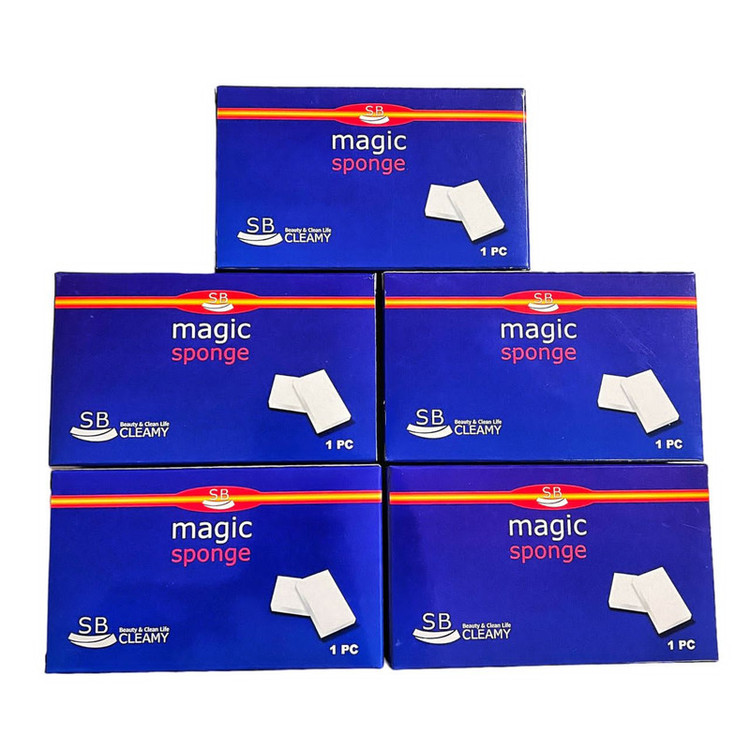 پد نظافت اس بی مدل magic sponge بسته 5 عددی