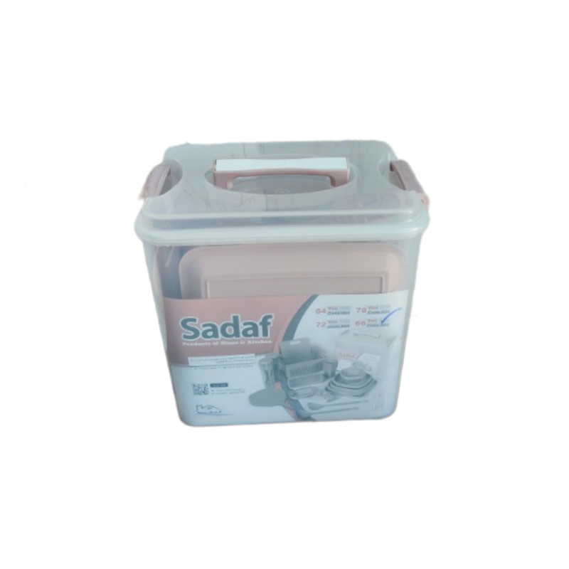 سبد پیک نیک صدف مدل 72 پارچه 6 نفره