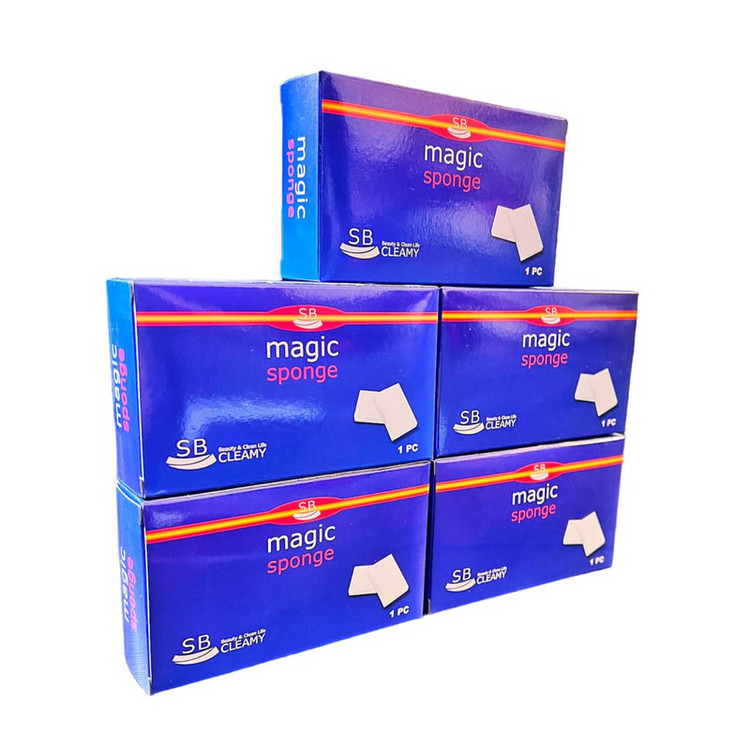 پد نظافت اس بی مدل magic sponge بسته 5 عددی