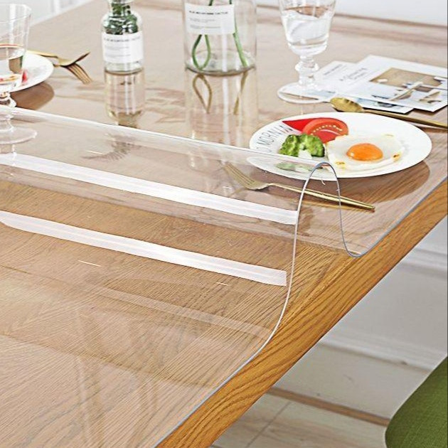 طلق رومیزی مدل کریستال ضخیم کد A90-T170 سایز 170×90 سانتی متر