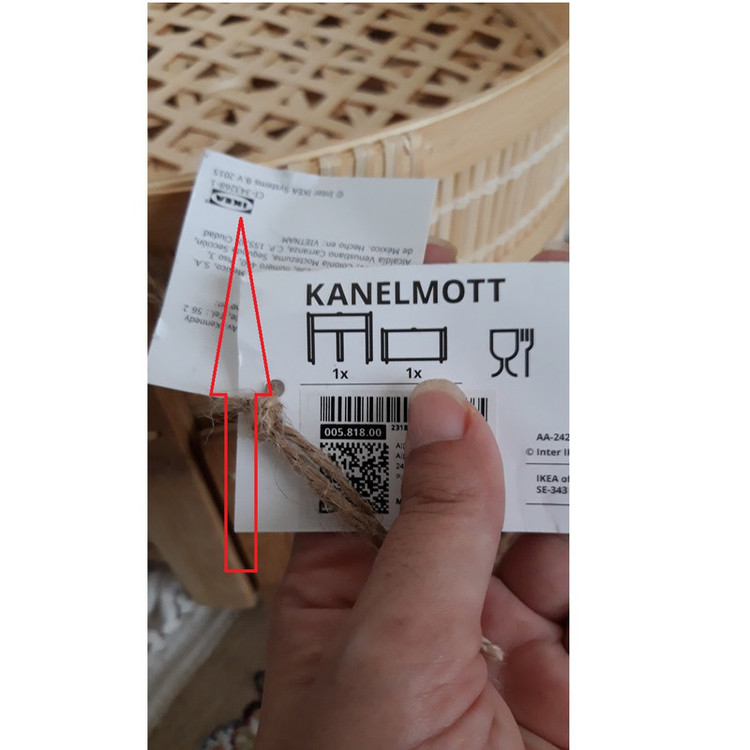سبد میوه و سبزیجات ایکیا مدل KANELMOTT