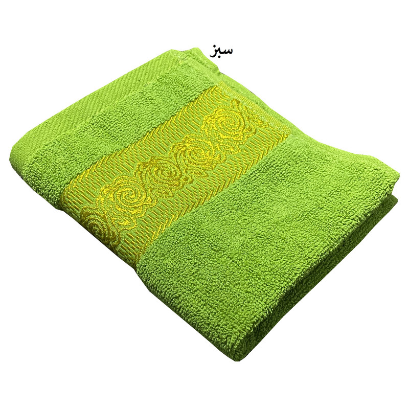 حوله دستی شایسته مدل روژان سایز 40X80 سانتی متر