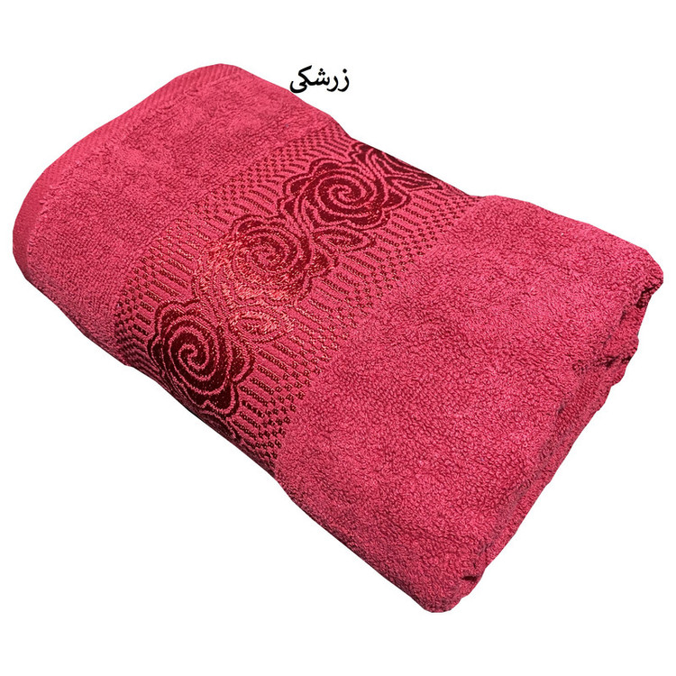 حوله دستی شایسته مدل روژان سایز 40X80 سانتی متر