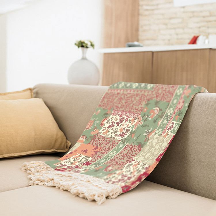 شال مبل کد Q2SH1053 سایز 98x180 سانتی متر