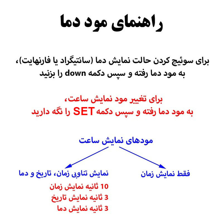 ساعت رومیزی دیجیتال مدل پروژکتوردار کد GH8013