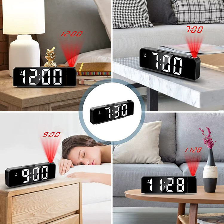 ساعت رومیزی دیجیتال مدل پروژکتوردار کد GH8013