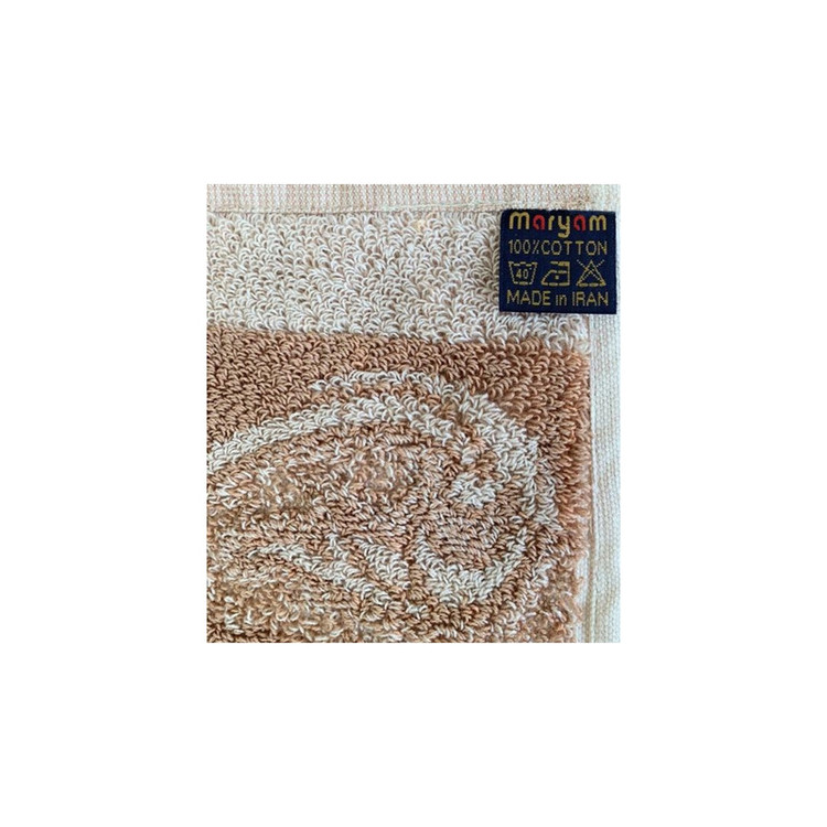 حوله دستی فرش مریم مدل Gol1 سایز 30x60 سانتی متر بسته 3 عددی