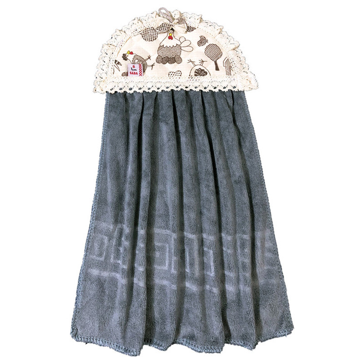 حوله آشپزخانه صبا طرح مرغ و خروس کد 161سایز 35×45 سانتیمتر