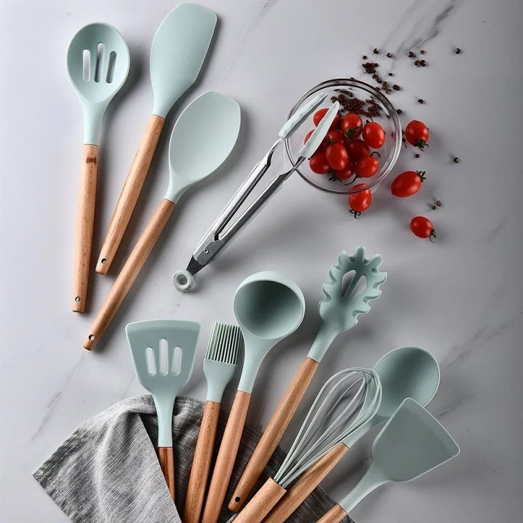 سرویس کفگیر و ملاقه 12 پارچه پرنس هوم مدل KITCHEN SET
