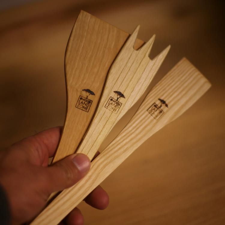 سرویس کفگیر و ملاقه 3 پارچه مدل wood