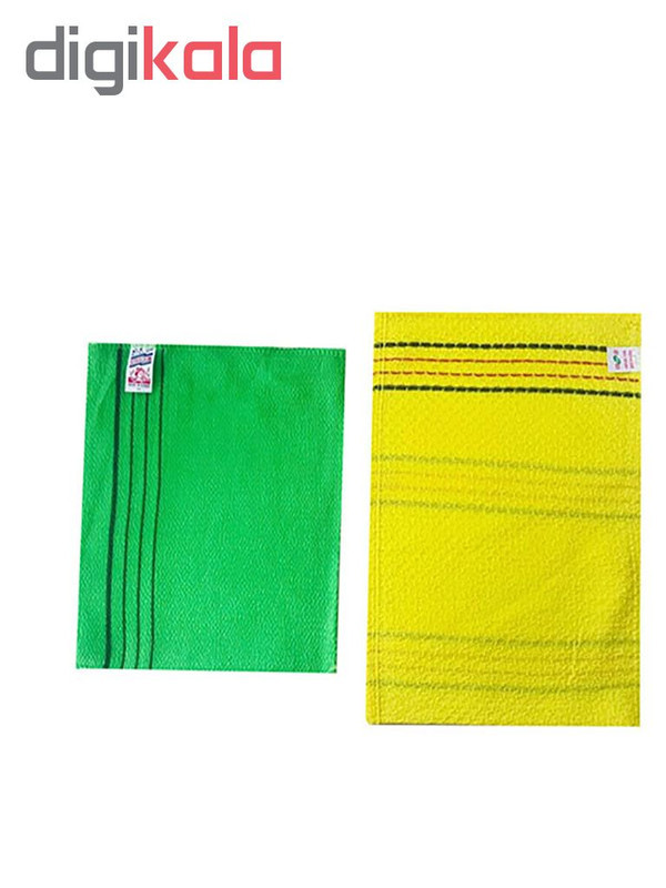 کیسه حمام مدل ژاک بسته 2 عددی