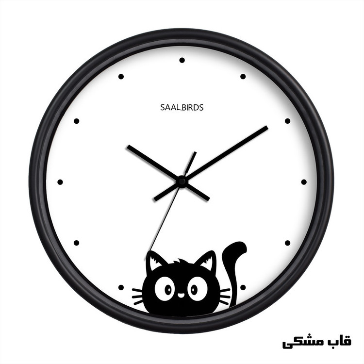ساعت دیواری سال بردز طرح فانتزی گربه