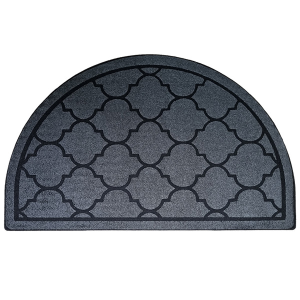 پادری مدل  نیم دایره برجسته طرح مدرن ورودی کد 823n4 سایز 76x46x1 سانتی‌متر مناسب برای فضای بیرونی