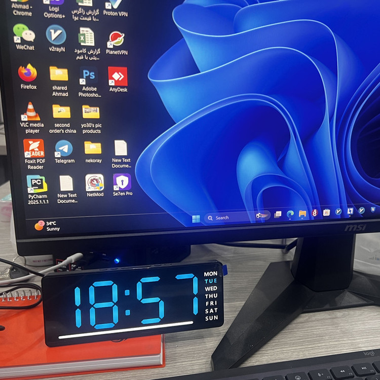 ساعت رومیزی دیجیتال مدل DS-5511