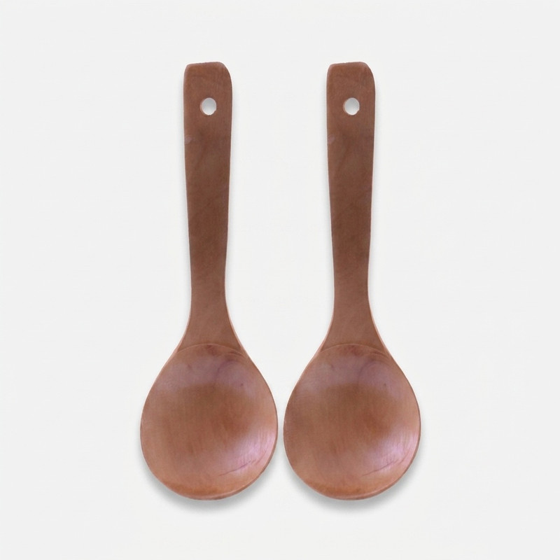 ملاقه چوبی مدل 7-1863 بسته 2 عددی