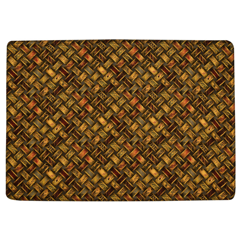 پادری مدل ضدآب طرح حصیری سایز 50x70 سانتی متر