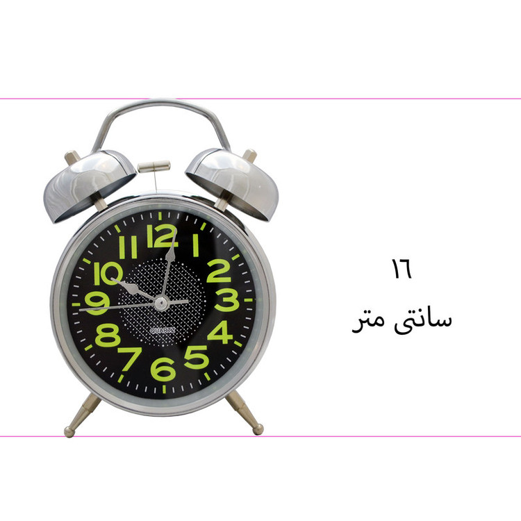 ساعت رومیزی مدل شماطه دار کد 43