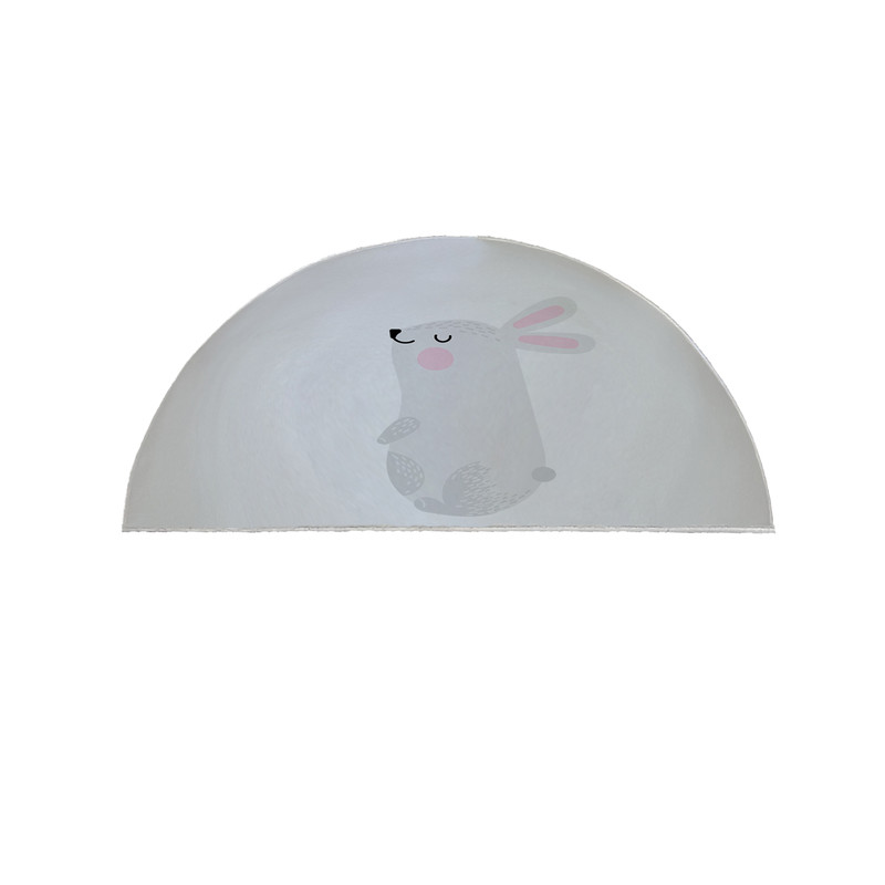 پادری مدل نیم دایره طرح خرگوش کد 9383 سایز 90×45 سانتی متر