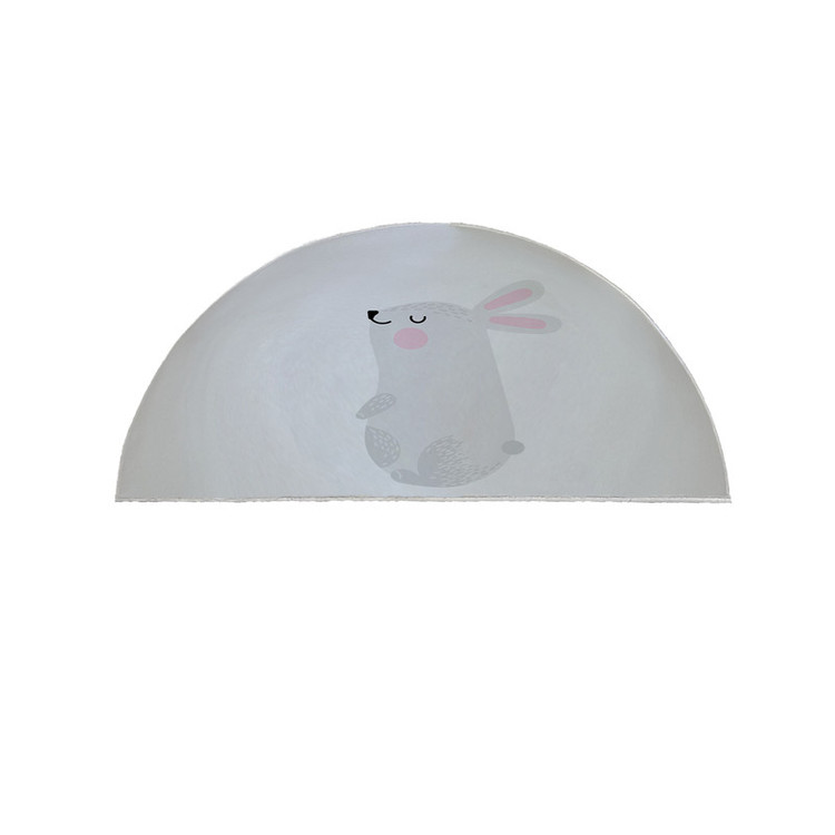 پادری مدل نیم دایره طرح خرگوش کد 9383 سایز 90×45 سانتی متر