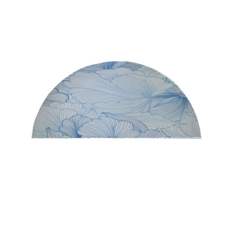 پادری مدل نیم دایره طرح ابر و بادی کد 9065 سایز 90×45 سانتی متر