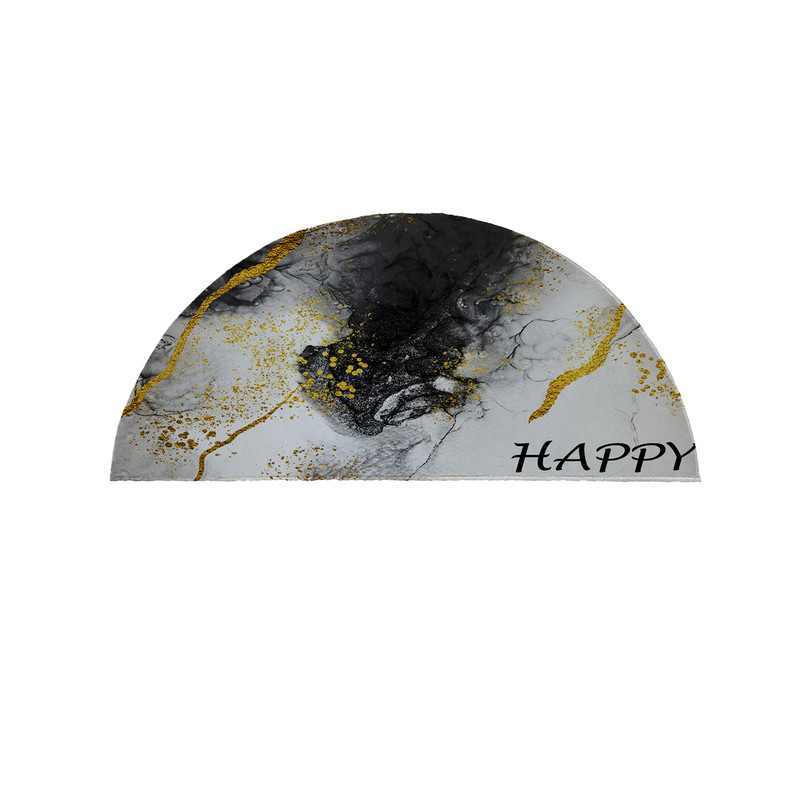 پادری مدل نیم دایره طرح Happy کد 8760 سایز 90×45 سانتی متر