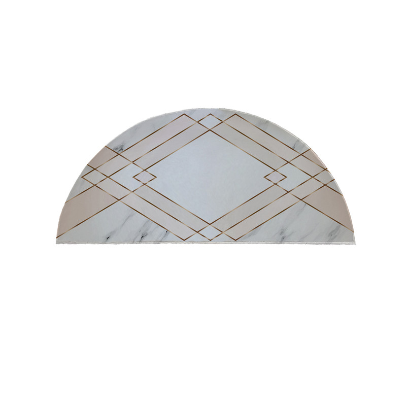 پادری مدل نیم دایره طرح سنگ کد 8597 سایز 90×45 سانتی متر