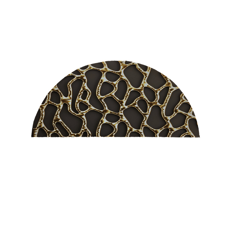 پادری مدل نیم دایره طرح  مدرن کد 8871 سایز 90×45 سانتی متر