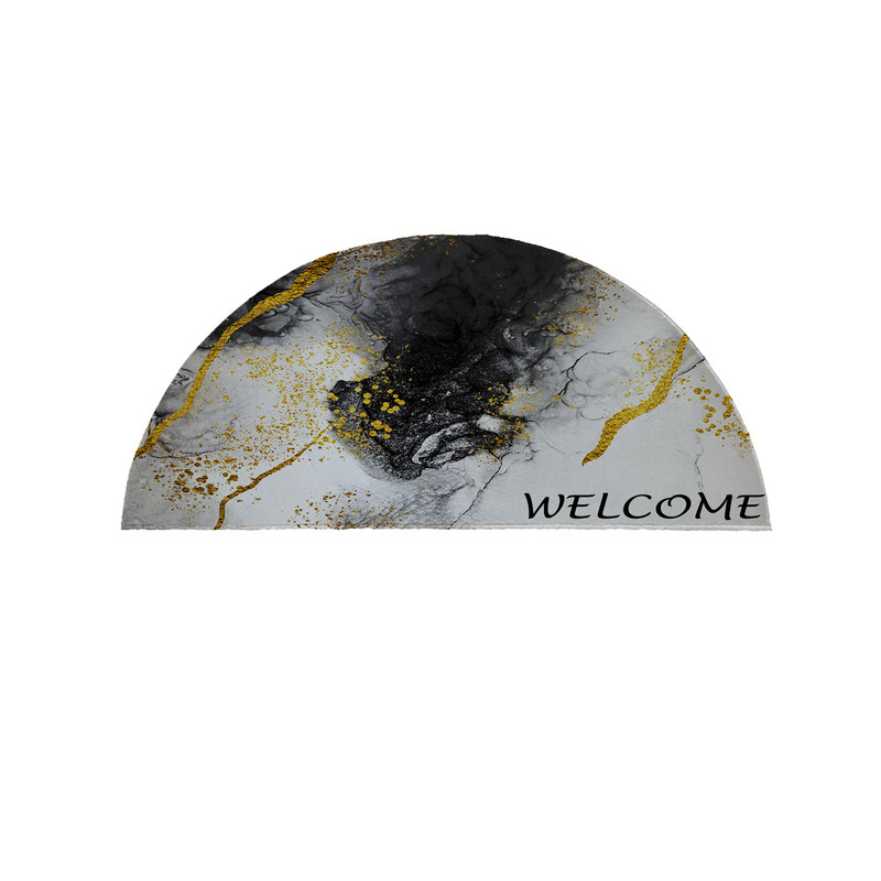 پادری مدل نیم دایره طرح Welcome کد 8763 سایز 90×45 سانتی متر