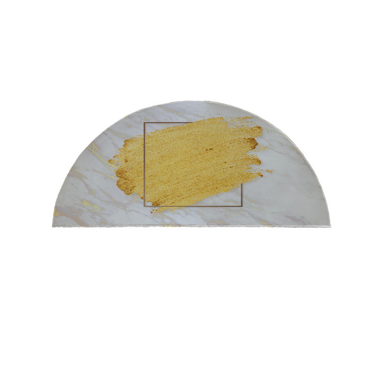 پادری مدل نیم دایره طرح سنگ کد 8380 سایز 90×45 سانتی متر