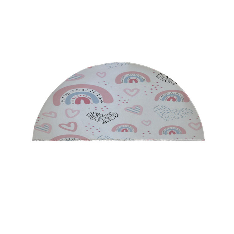 پادری مدل نیم دایره طرح قلب کد 8195 سایز 90×45 سانتی متر