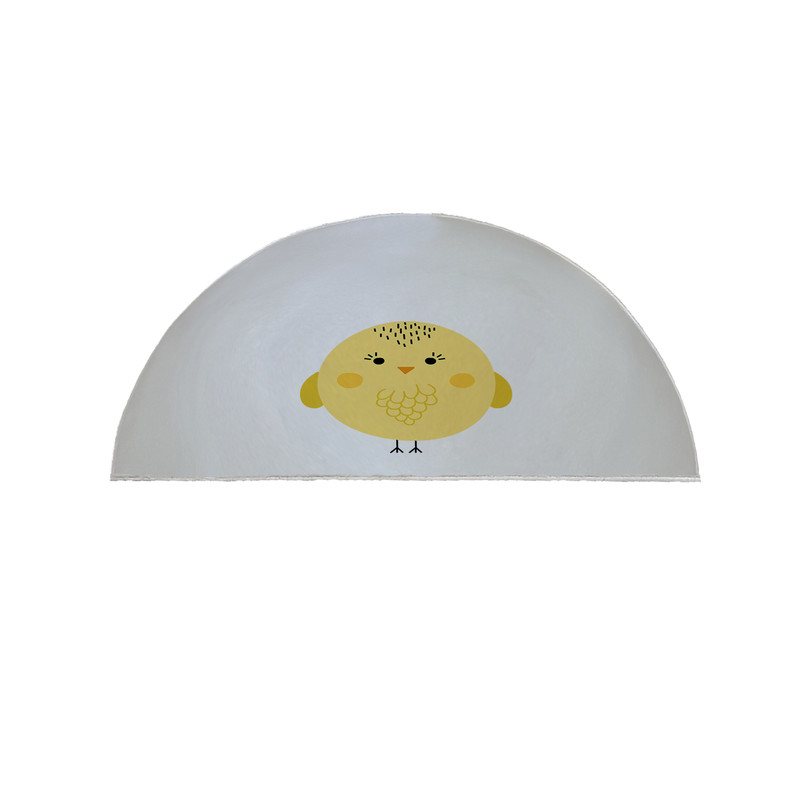 پادری مدل نیم دایره  طرح جوجه کد 9381 سایز 90 × 45 سانتی متر