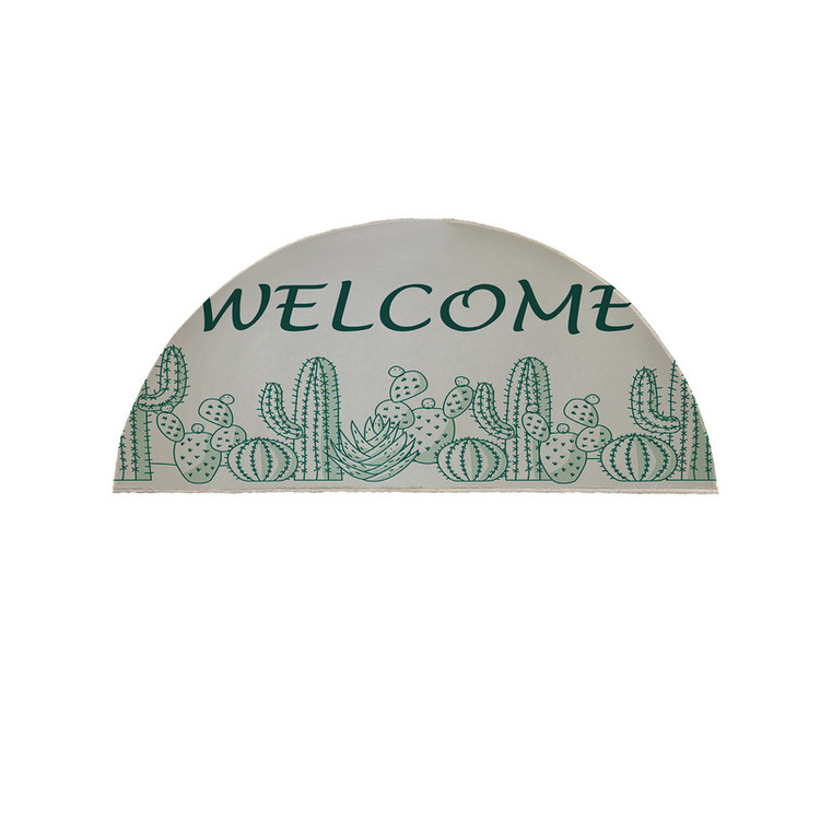 پادری مدل نیم دایره طرح Welcome کد 9333 سایز 90×45 سانتی متر