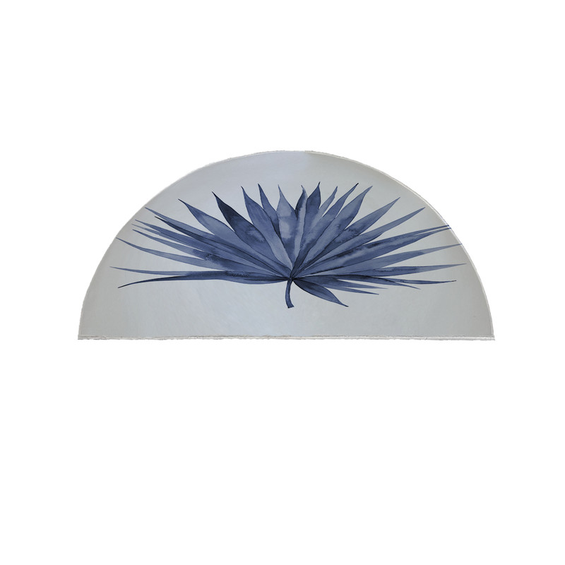 پادری مدل نیم دایره طرح برگ کد 9294 سایز 90×45 سانتی متر