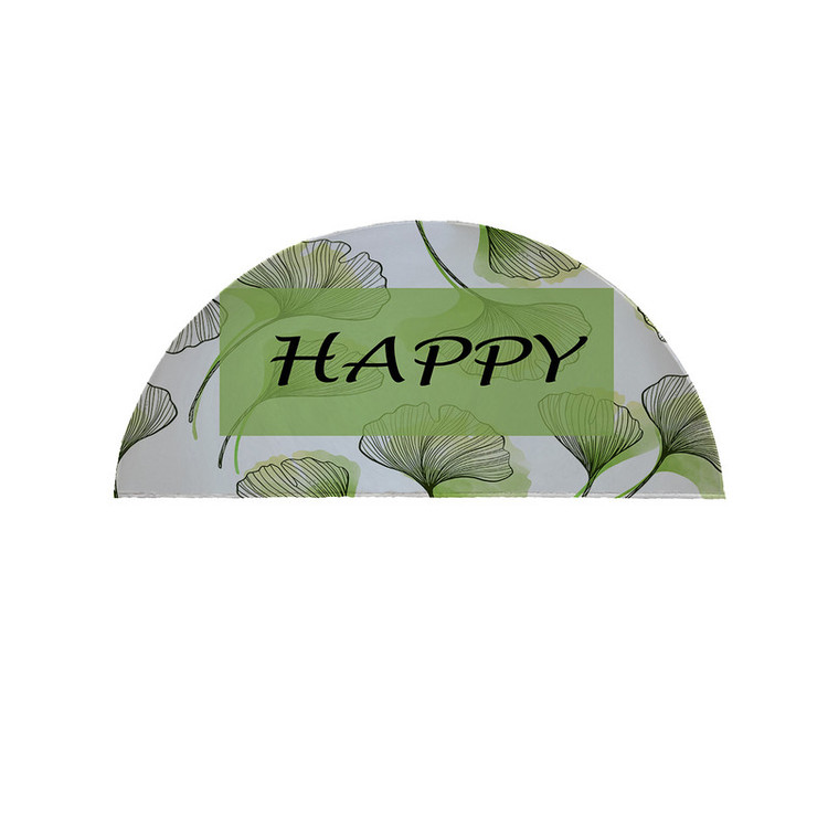 پادری مدل نیم دایره طرح Happy کد 8730 سایز 90×45 سانتی متر