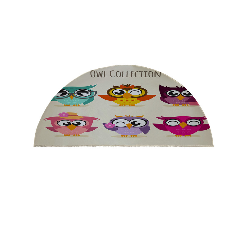 پادری مدل نیم دایره طرح جغد کد 8402 سایز 90×45 سانتی متر