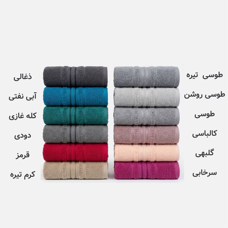 حوله دست و صورت مدل مدو سایز 80×40 سانتی متر