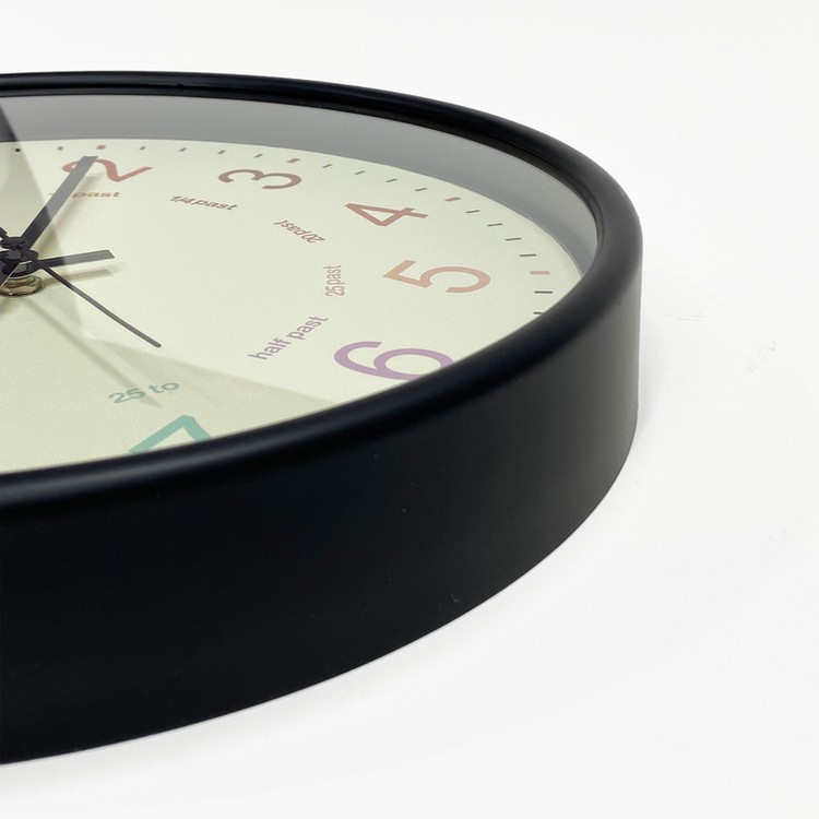 ساعت دیواری سال بردز طرح مینیمال رنگی رنگی مدل CW-colorful clock