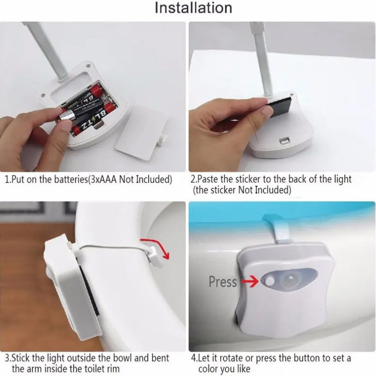 چراغ توالت فرنگی هارمن مدل WC8COLOR
