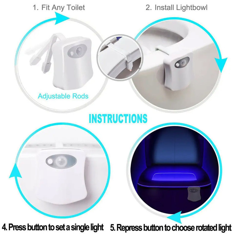 چراغ توالت فرنگی هارمن مدل WC8COLOR