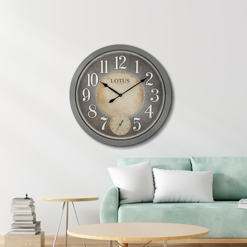 ساعت دیواری لوتوس کد W-8842