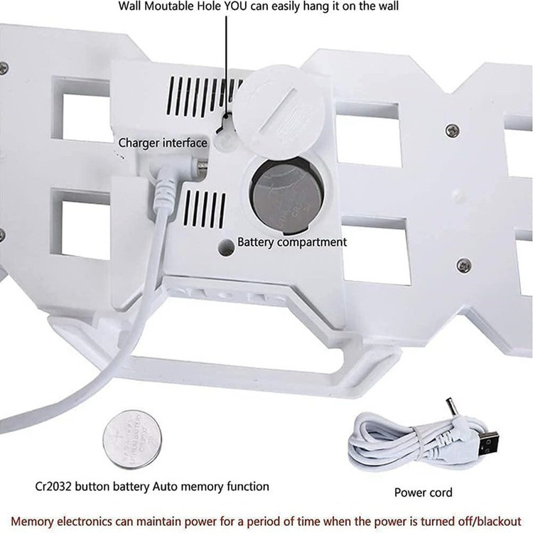ساعت رومیزی دیجیتال مدل led-clk
