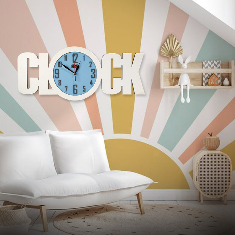 ساعت دیواری طرح CLOCK مدل MC047