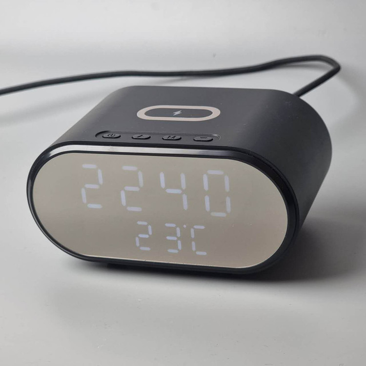 ساعت رومیزی مدل وایرلس شارژر کد AY-CL