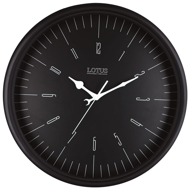 ساعت دیواری کوارتز لوتوس مدل W-251-BLACKWELL