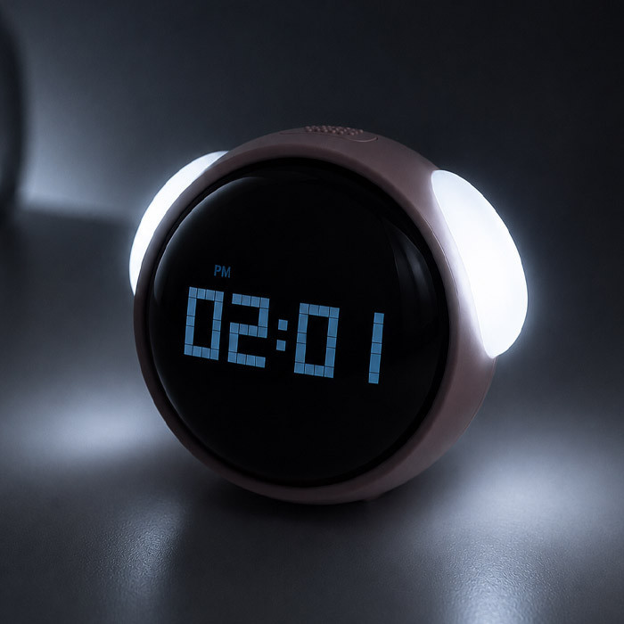 ساعت رومیزی دیجیتال مدل Emoji Alarm Clock BWBQNZ-01