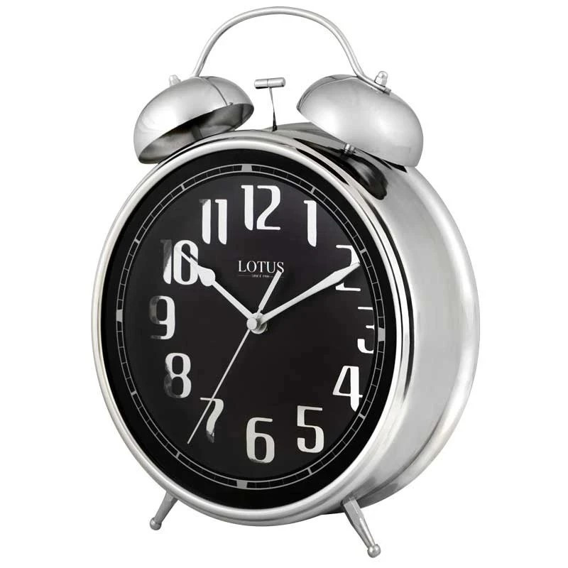 ساعت رومیزی عقربه‌ای مدل B-700-SILVER