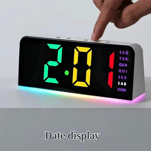 ساعت رومیزی دیجیتال مدل 0739 RGB