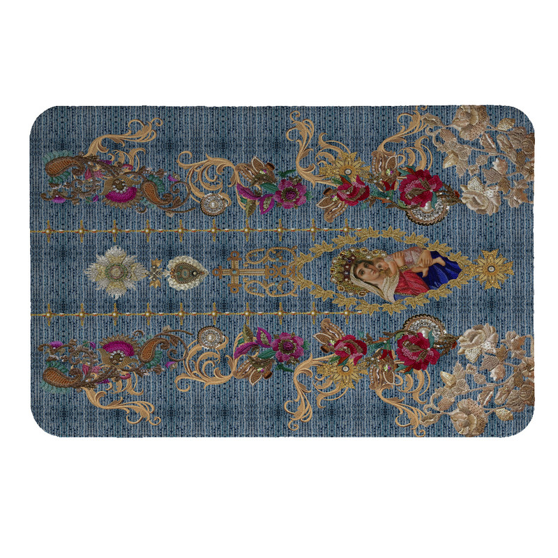 پادری طرح گل کد 5231 سایز 50 × 70 سانتی متر